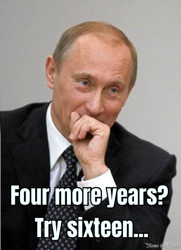 Four more years? Try sixteen... 