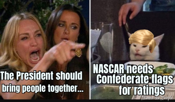 The President should bring people together... NASCAR needs  