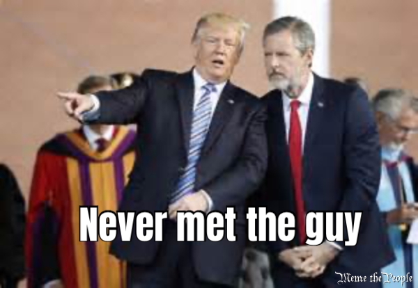 Never met the guy