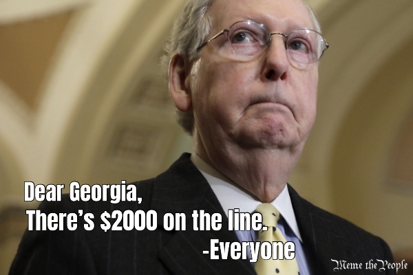 Dear Georgia,... There’s $2000 on the line.... -Everyone